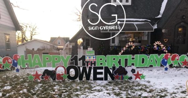 Addison's 12th Birthday Sign